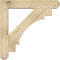 Ekena Millwork Merced Craftsman Rough Sawn Bracket w/ Offset Brace, Douglas Fir, 6"W x 30"D x 30"H BKT0604X30X30MRC04RDF - alternate 4